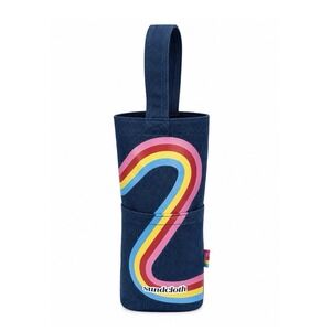 ModCloth Denim Rainbow Wine Tote Bag NEW Travel Beach